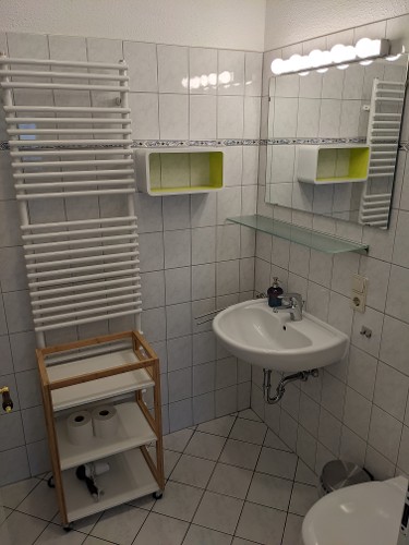 The bathroom The bathroom